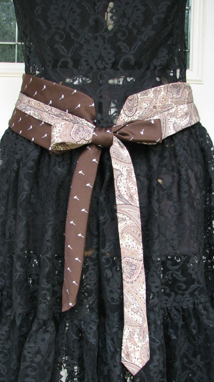 Necktie Obi Belt
