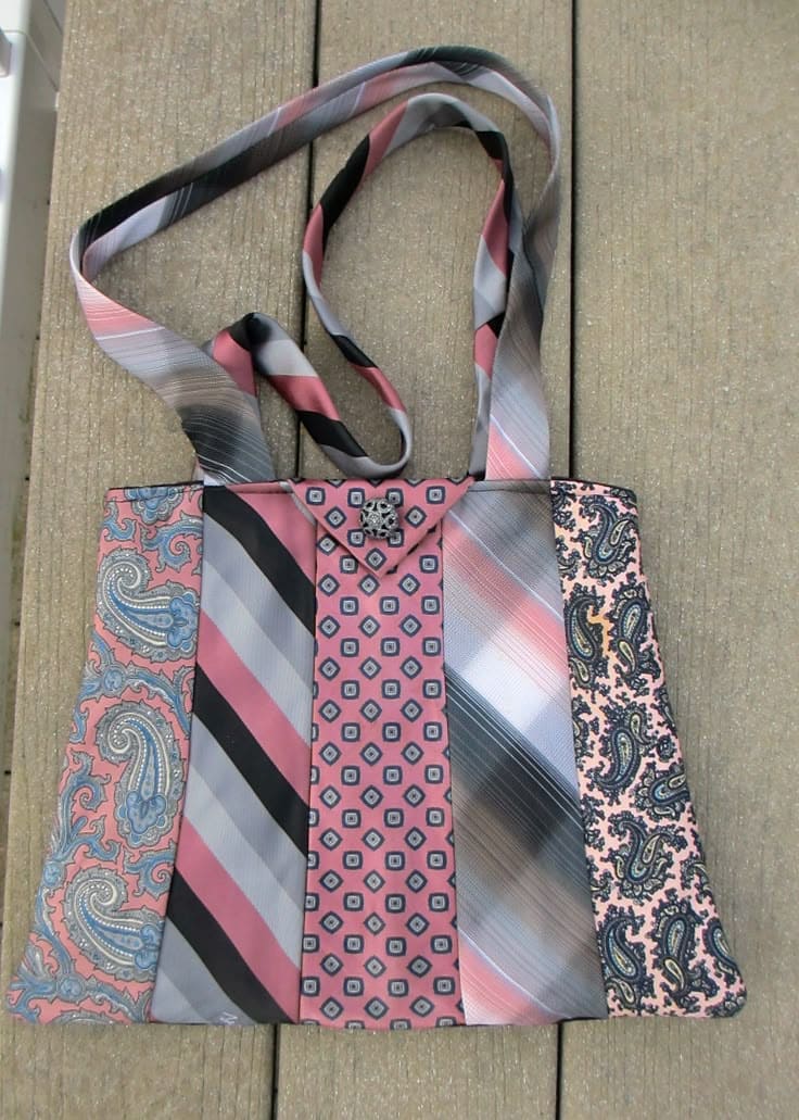 Necktie Tote Bag