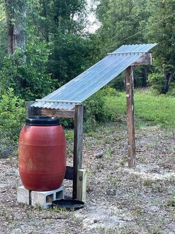 Off-Grid Rain Roof Catcher
