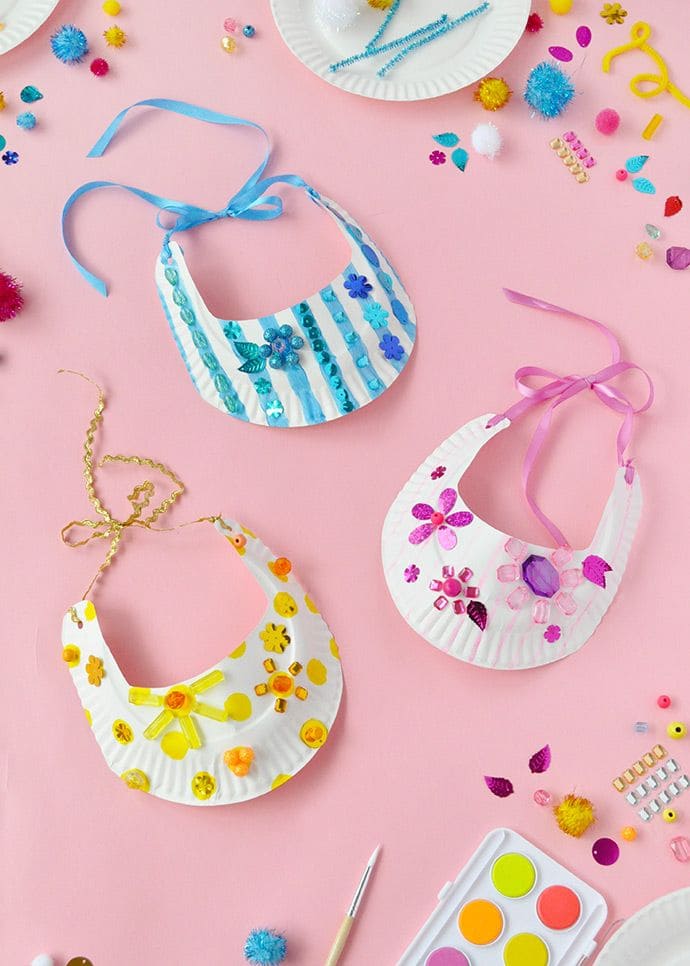 Paper Plate Princess Necklaces
