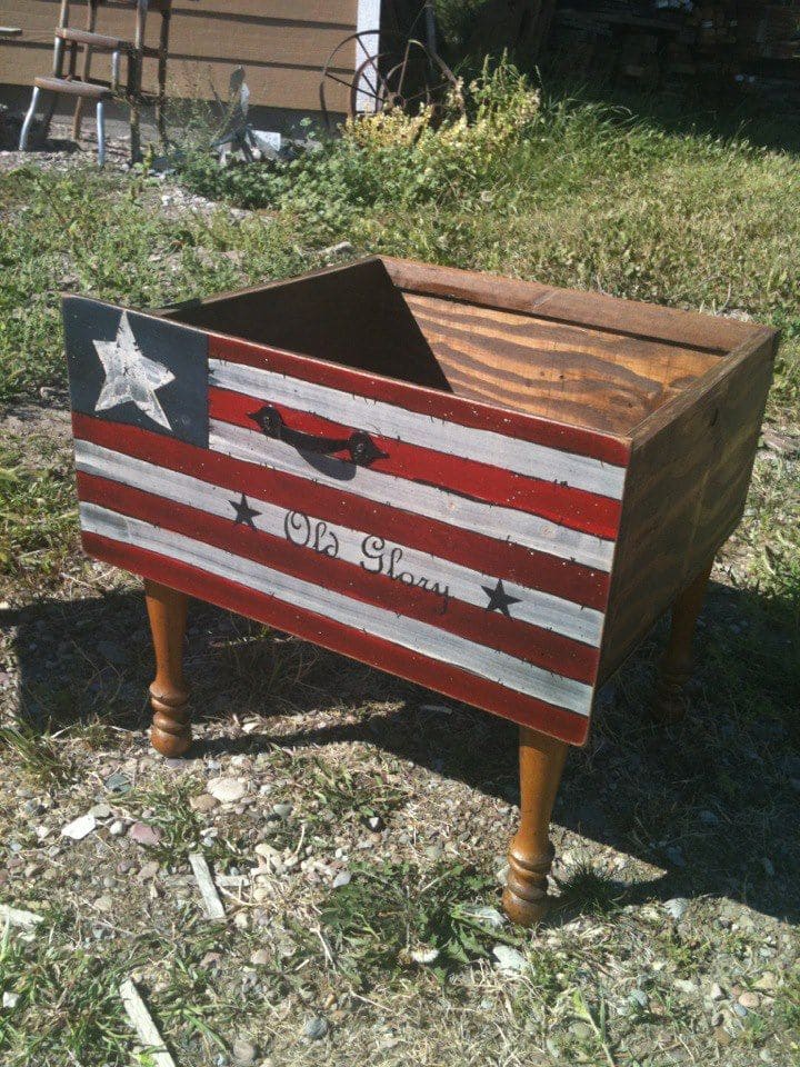 Patriotic Drawer Bin