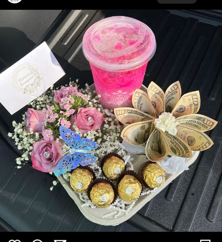 Petals and Pink Gift Tray