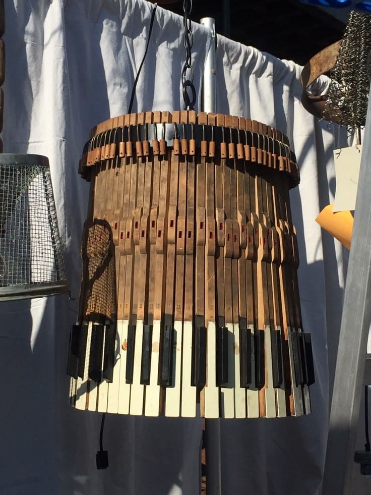 Piano Key Chandelier
