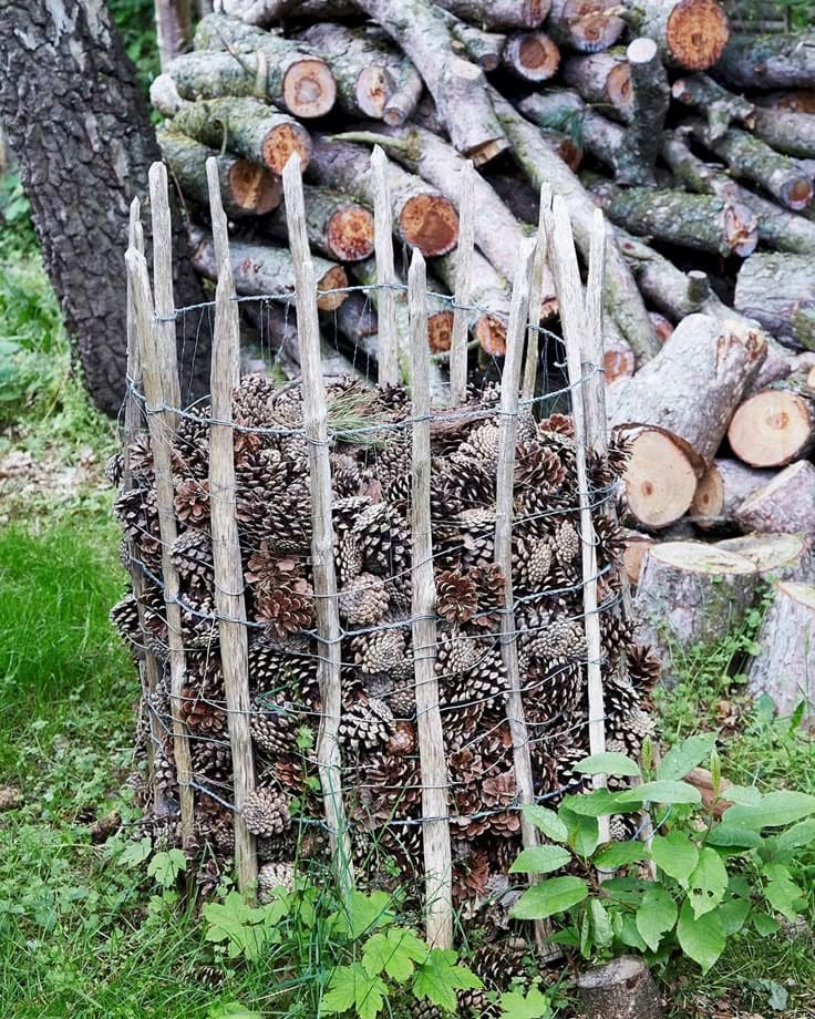 Pinecone Tower Bug Hotel