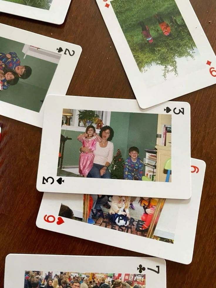 Playing Card Photo Collage