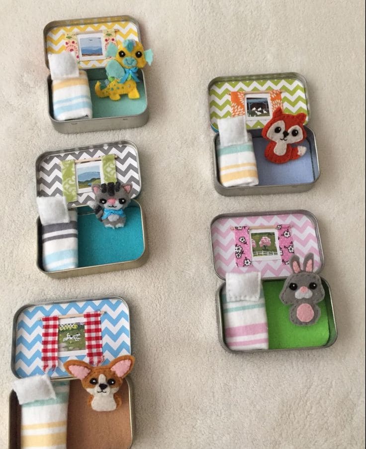 Pocket-Sized Pet Bed Tin