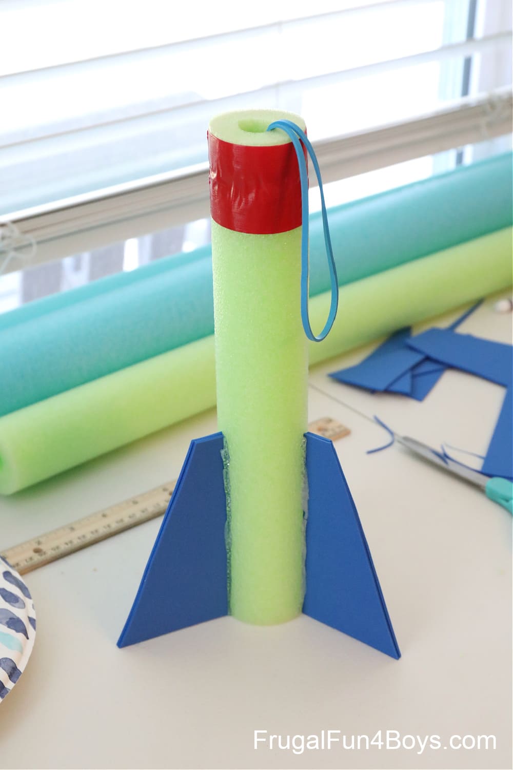 Pool Noodle Rocket Launcher