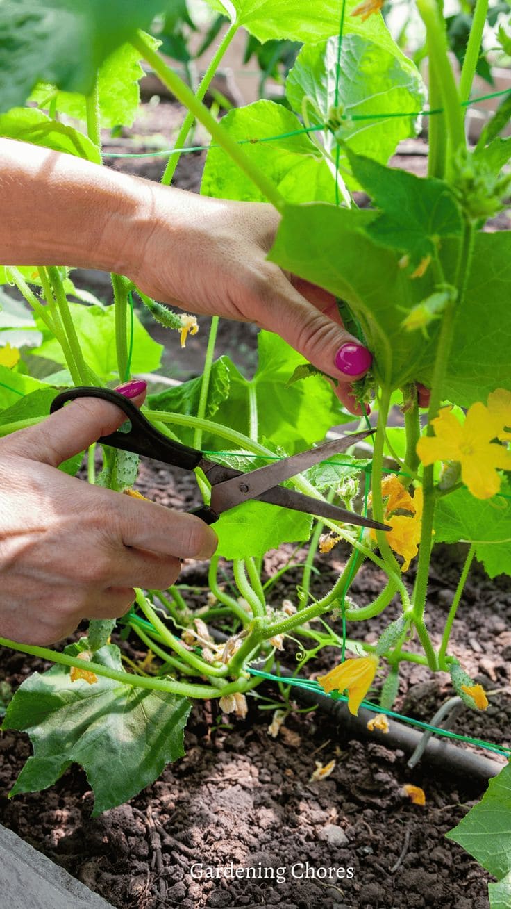 How to Prune Cucumber Plants for the Biggest Yields