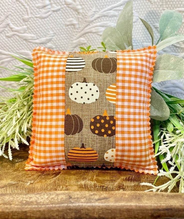 Pumpkin Patch Pocket Pillow