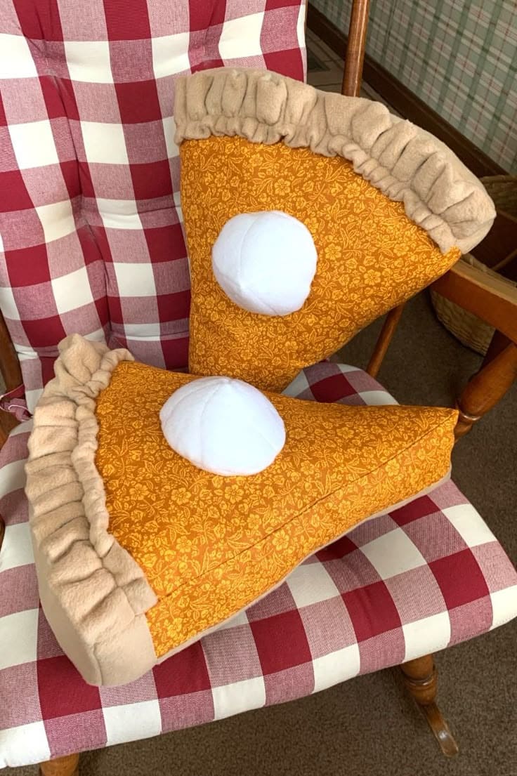 Pumpkin Pie Slice Pillows