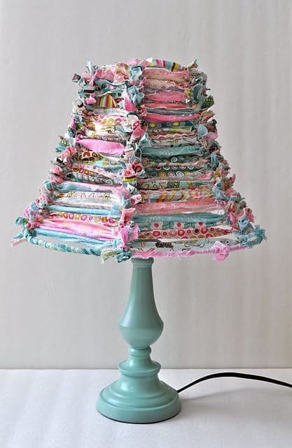 Rag Ribbon Lampshade