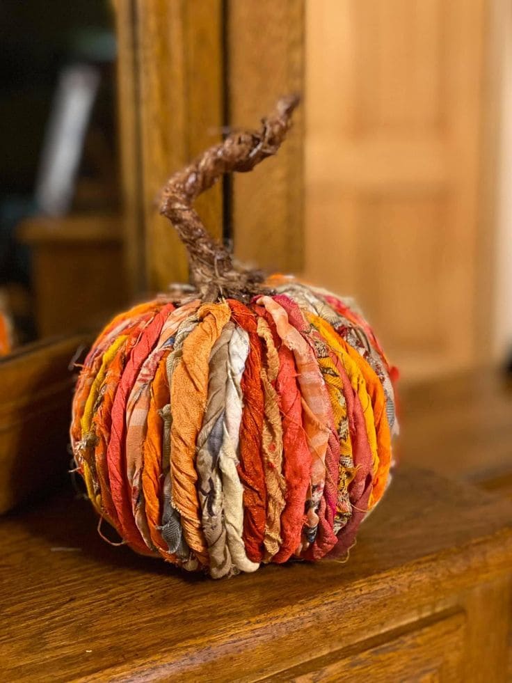 Rag Strip Pumpkin