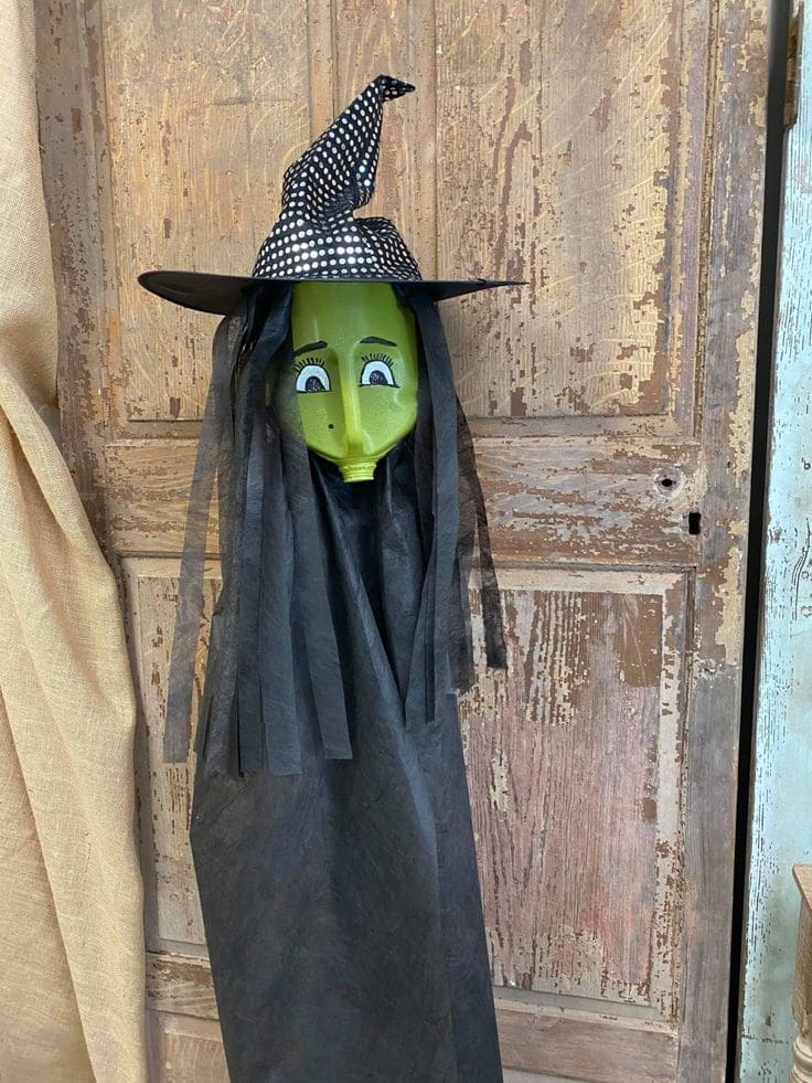 Recycled Bottle Witch