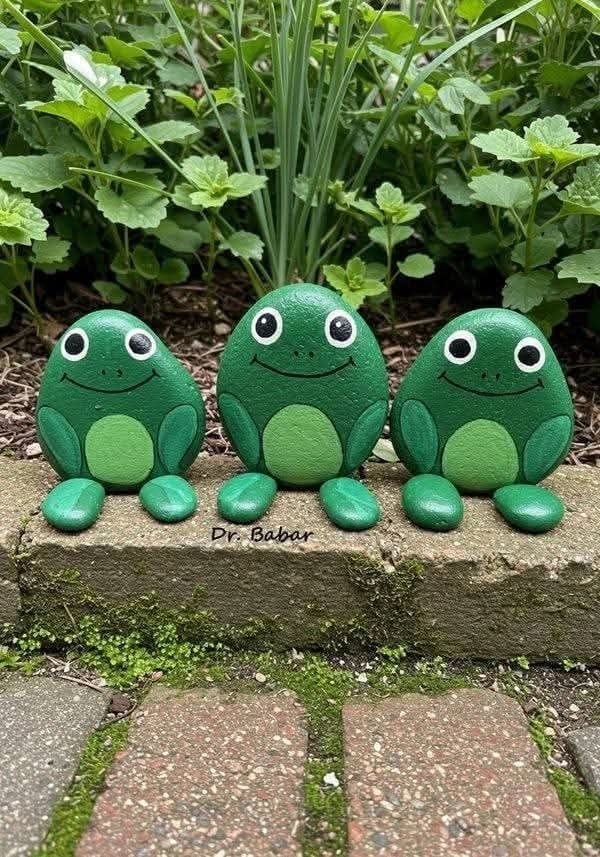 Rock Frogs for Your Garden Path