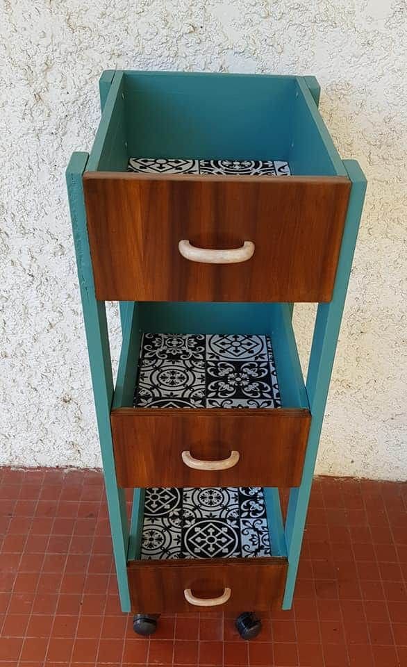 Rolling Drawer Shelf