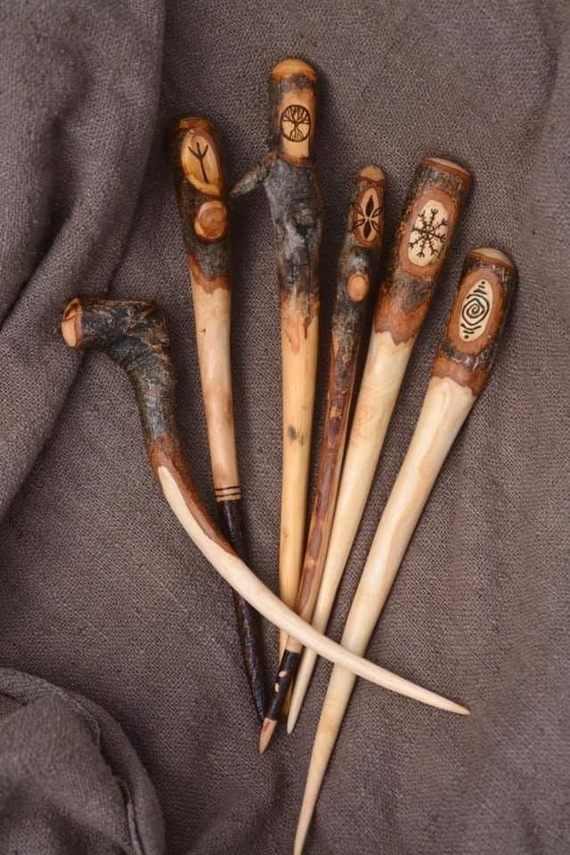 Runic Forest Spirit Wands