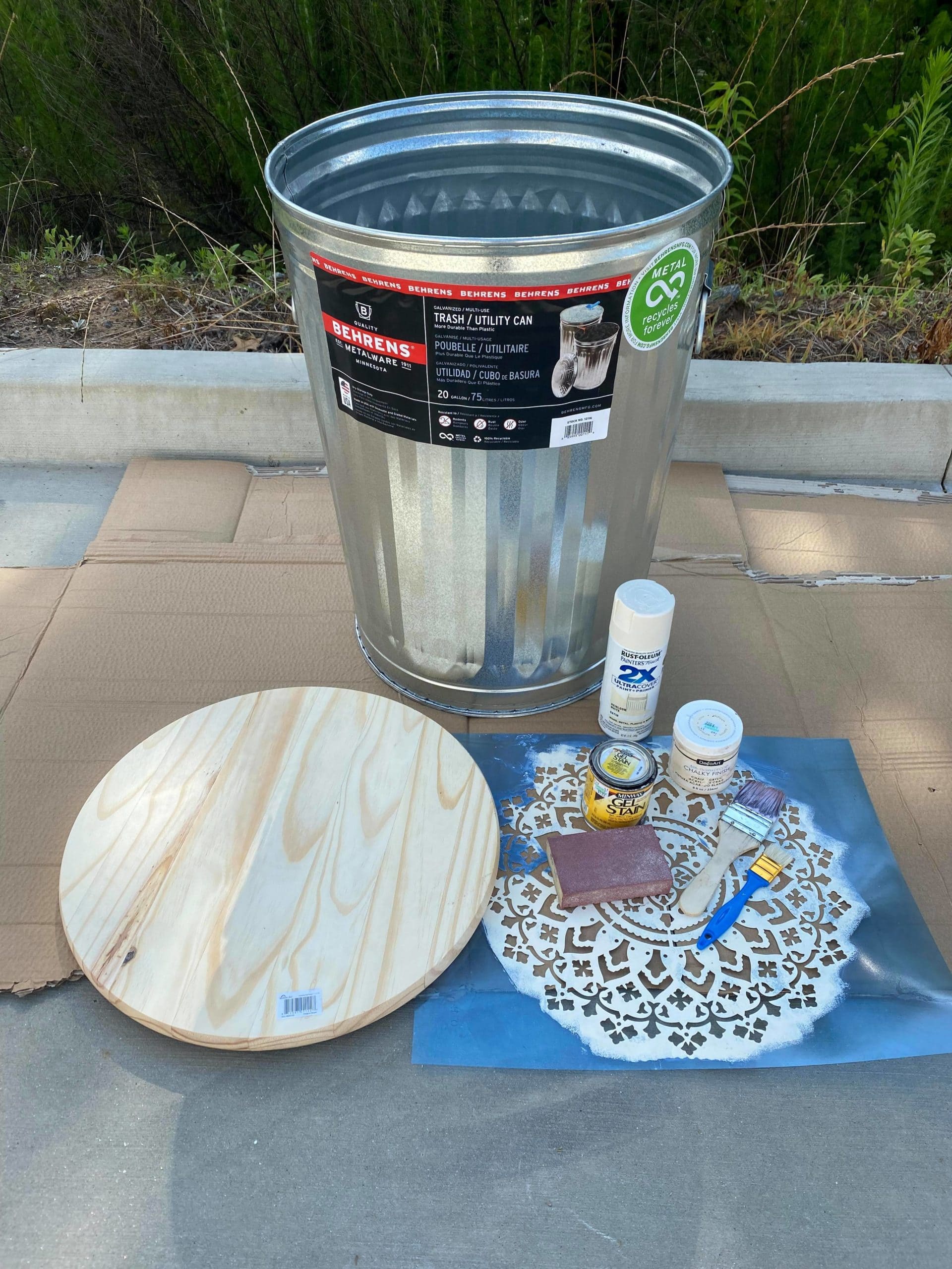 Rustic Chic Storage Bin Makeover