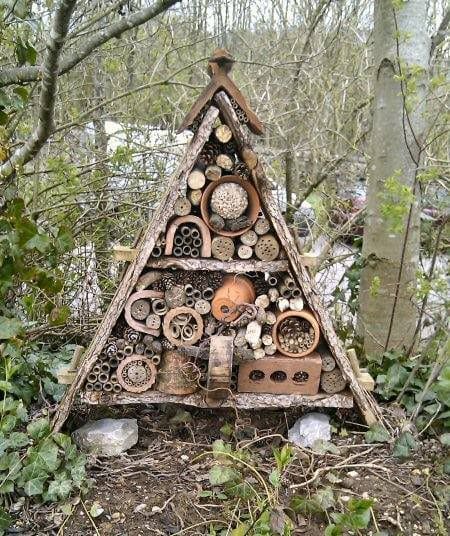 Rustic Triangle Forest Bee Lodge