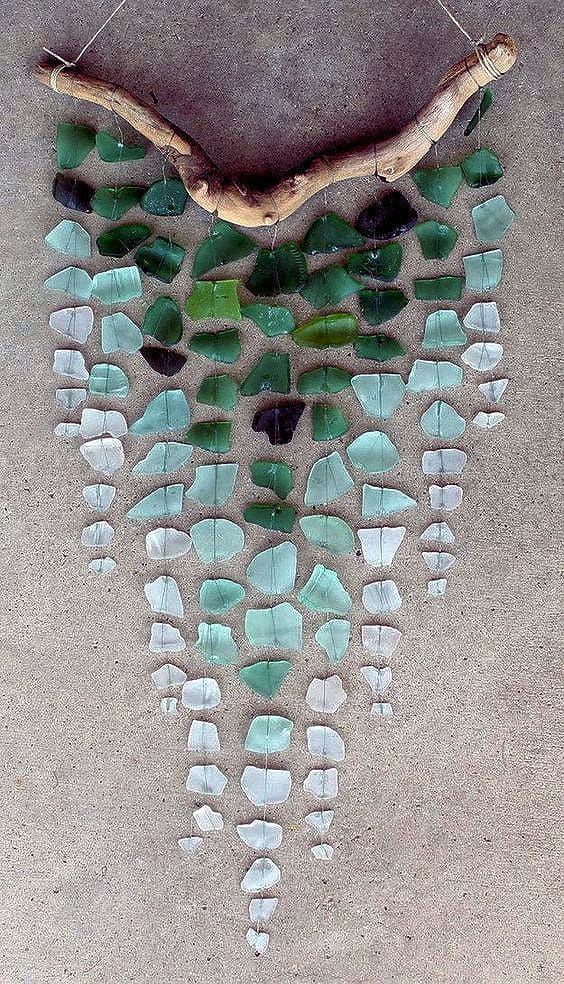 Sea Glass Wall Hanging