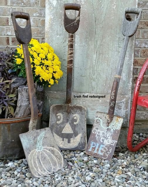 Seasonal Shovel Sign Display