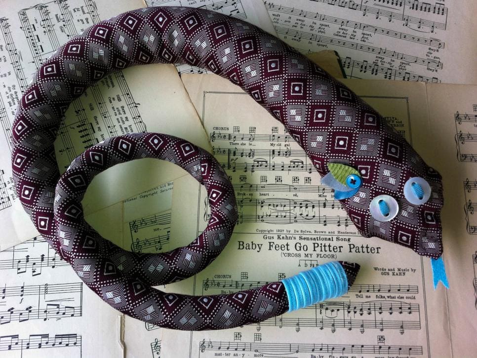 Silly Necktie Snake Toy