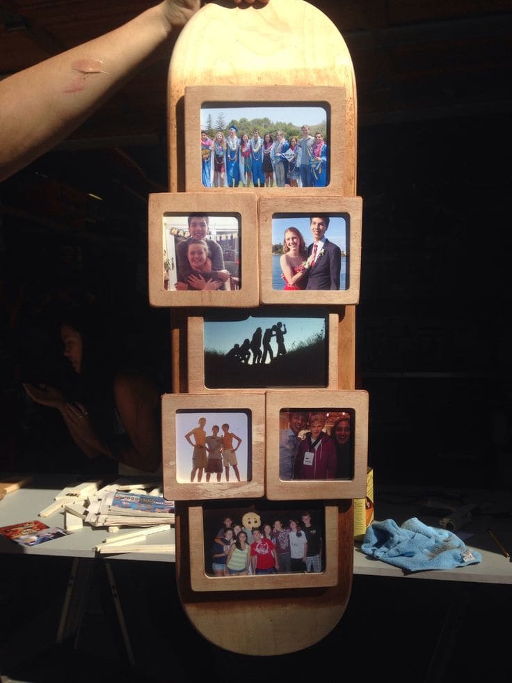 Skateboard Deck Photo Frame