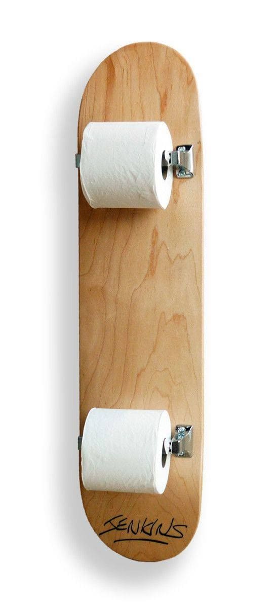 Skateboard Deck Toilet Paper Holder