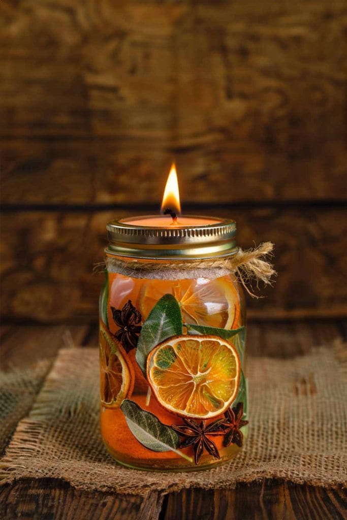 Spiced Citrus Mason Jar Candle