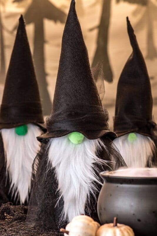 Spooky Witch Gnomes