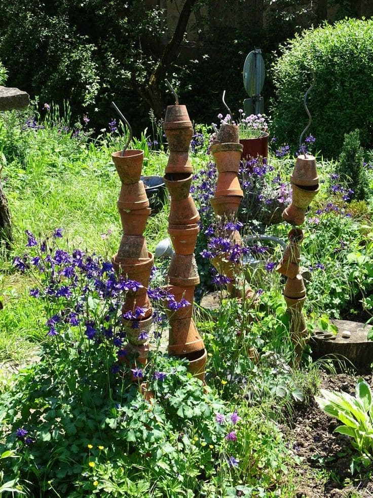 Stacked Terracotta Totems