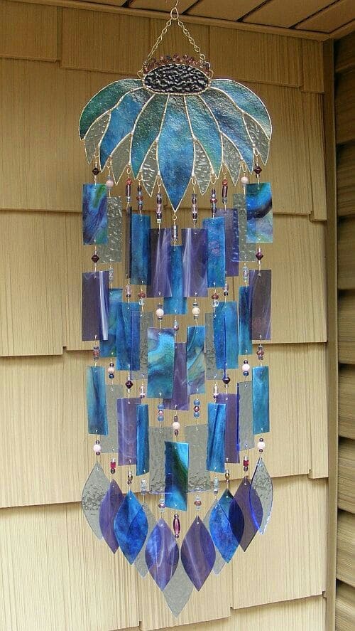 Stained Glass Wind Chime