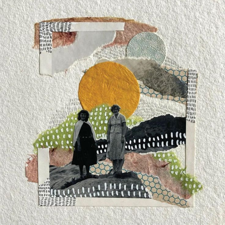 Sun-Warmed Shadows Collage