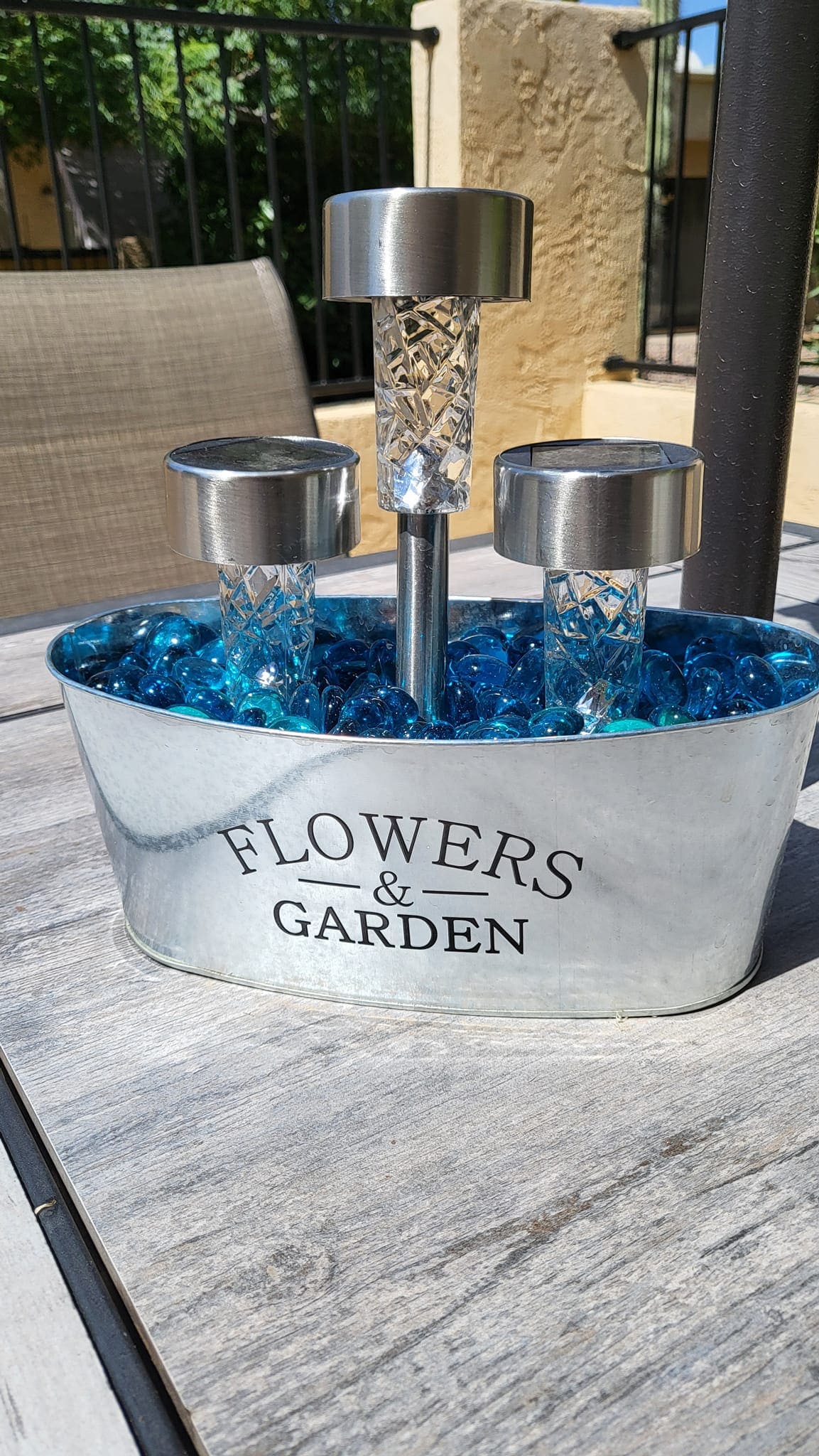 Tabletop Solar Trough Lights