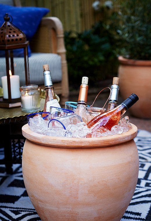 Terracotta Drink Cooler for Outdoor Charm