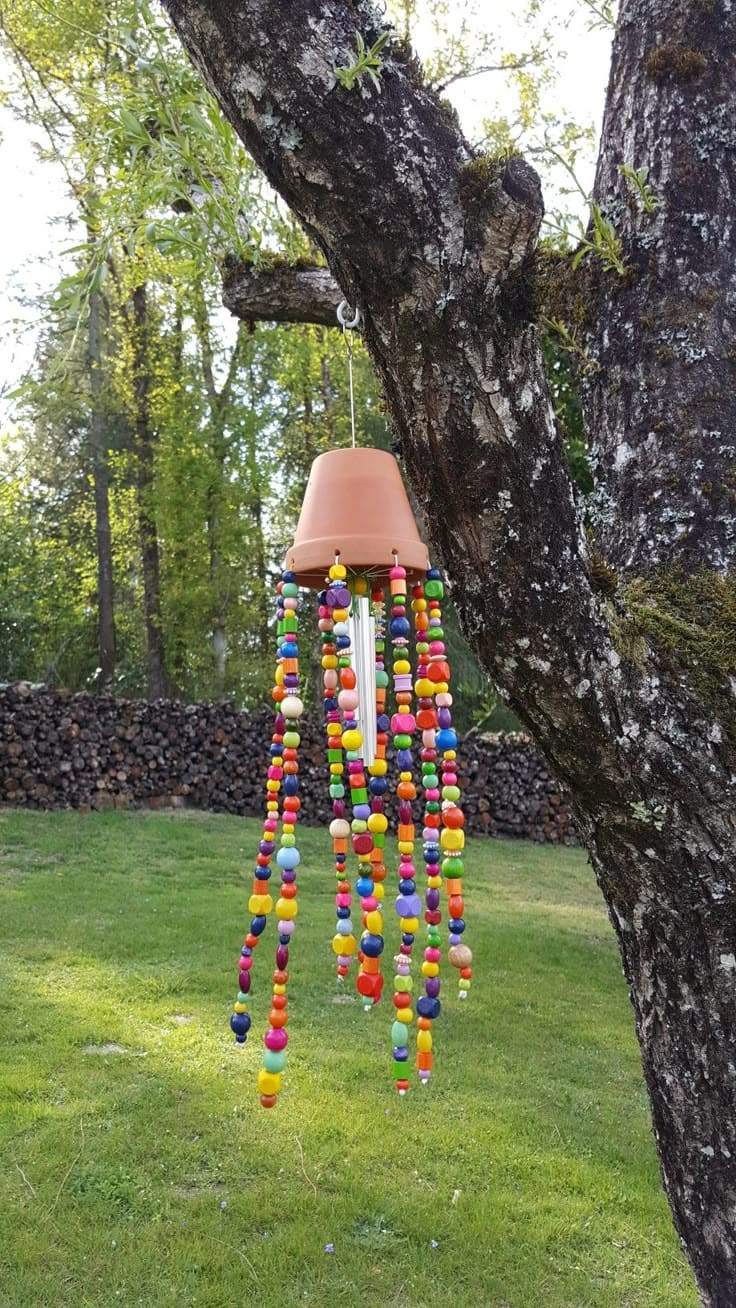 Terracotta Pot Bead Wind Chime