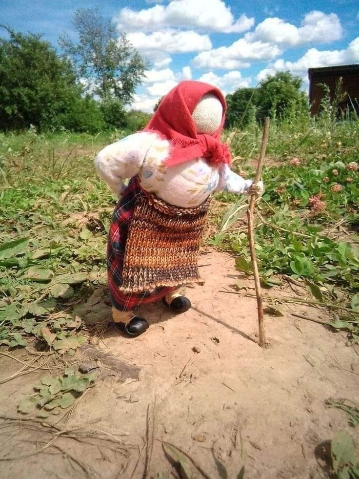 The Grandma Guardian Scarecrow