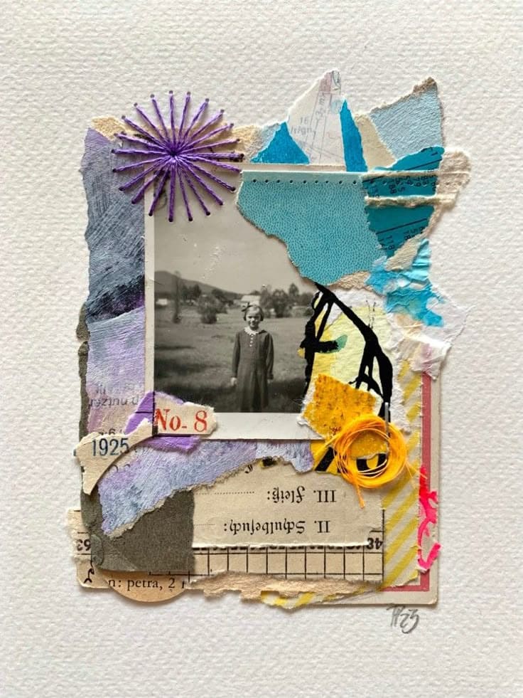 Threaded Memories Mini Collage