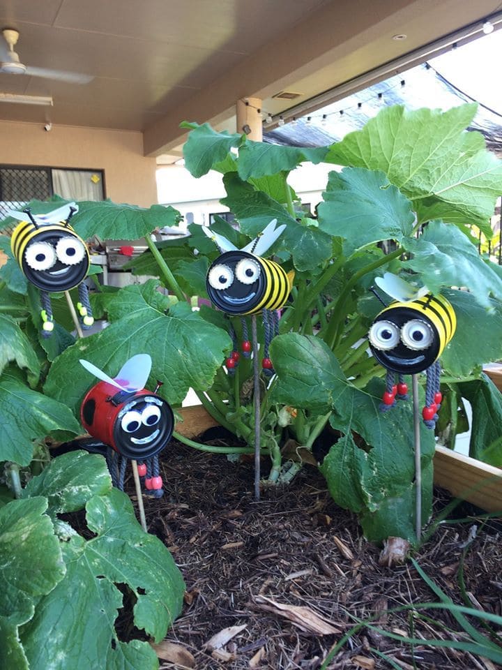 Tin Can Bees and Bugs