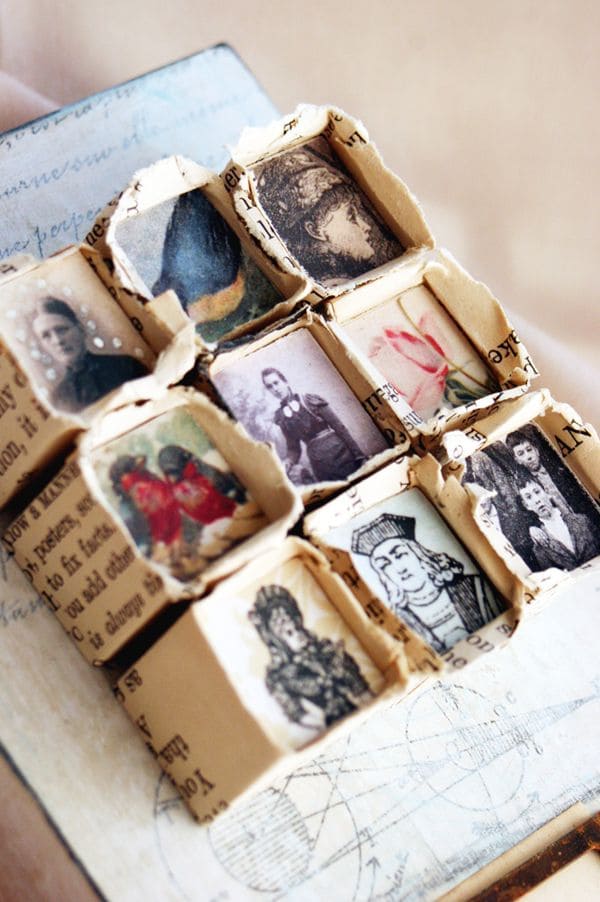 Tiny Collage Box of Stories