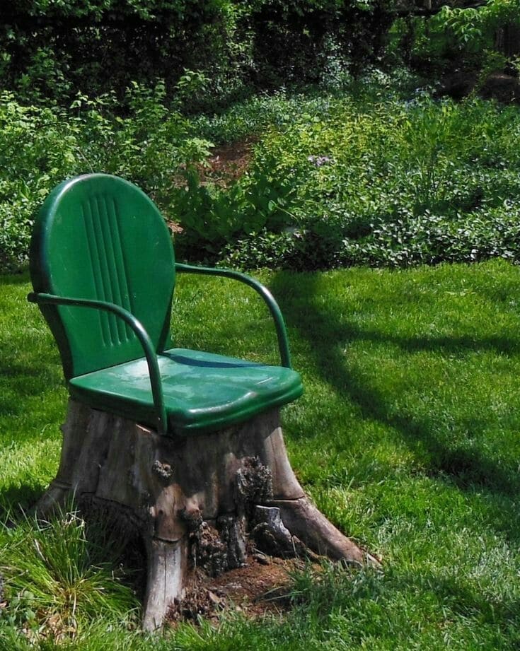 Tree Stump Garden Chair
