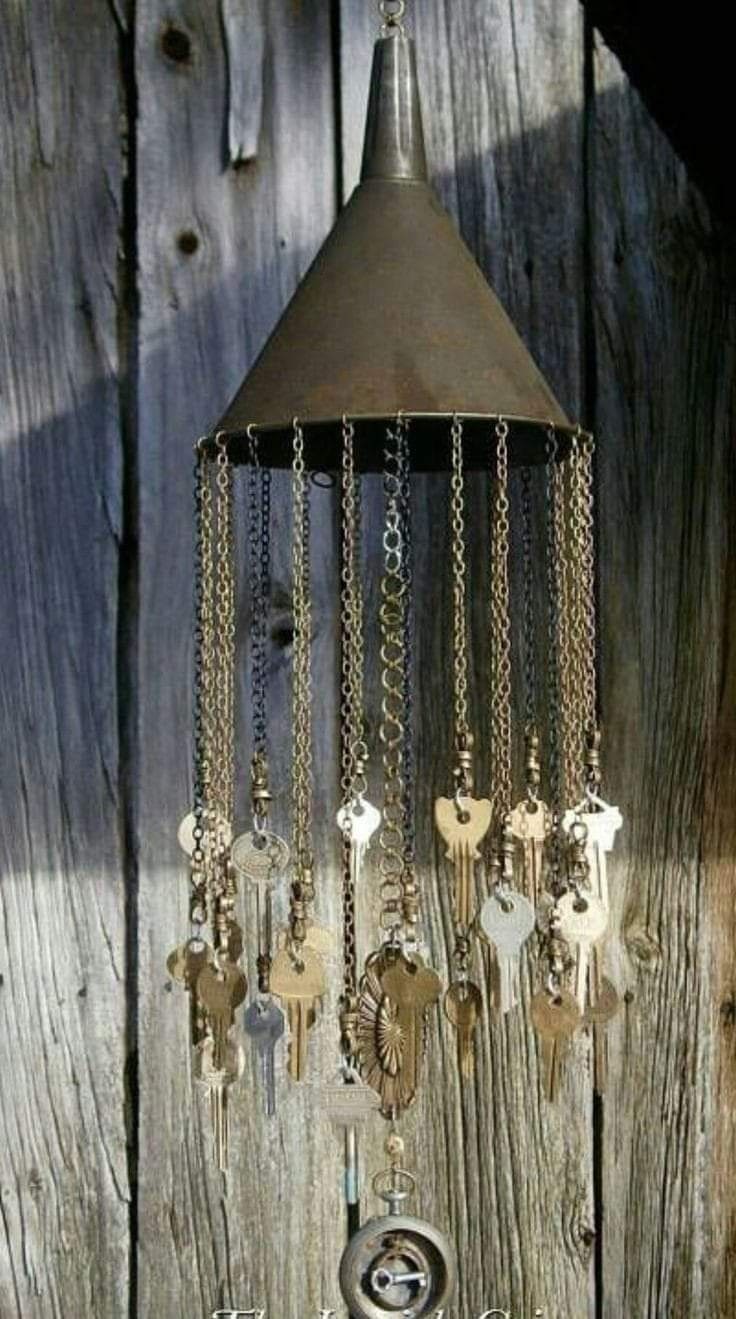 Upcycled Key Wind Chime