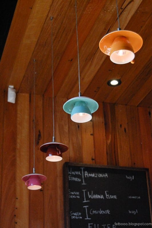 Upside-Down Teacup Pendant Lights
