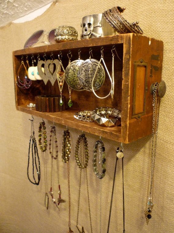 Vintage Drawer Jewelry Organizer
