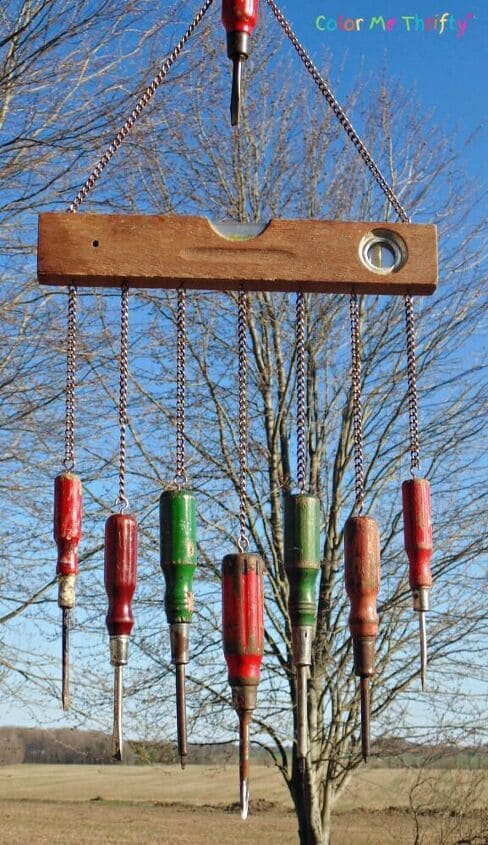 Vintage Screwdriver Wind Chime