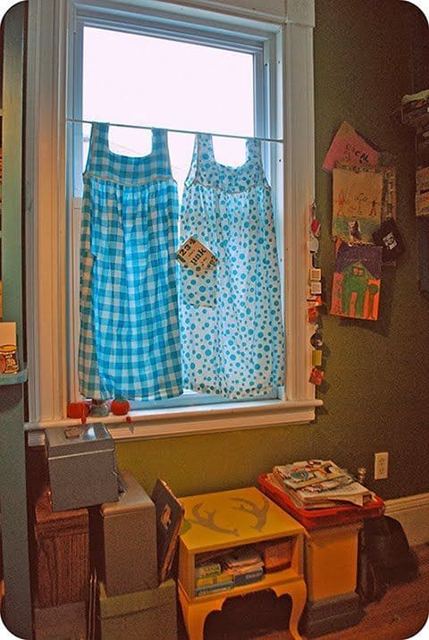 Whimsical Dress Curtains