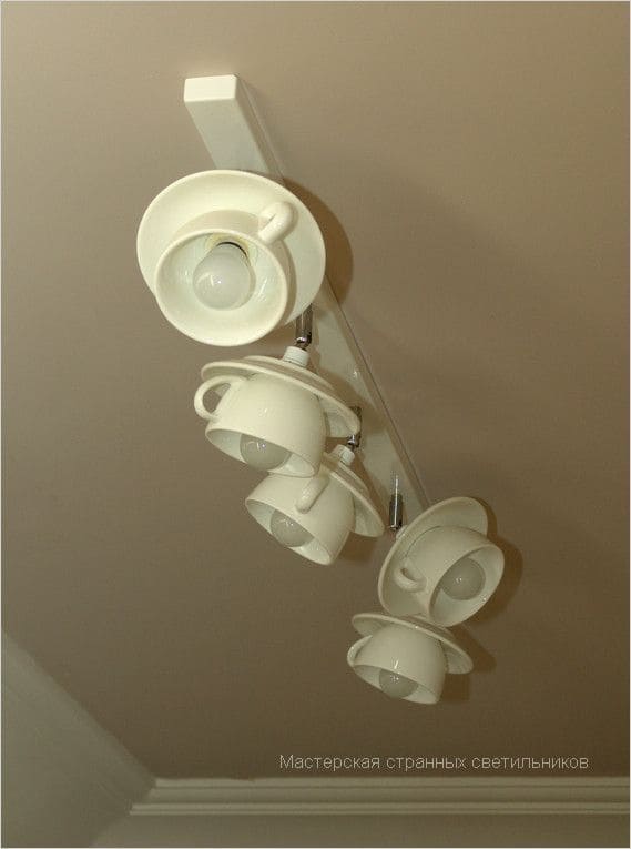 Whimsical Teacup Ceiling Lights