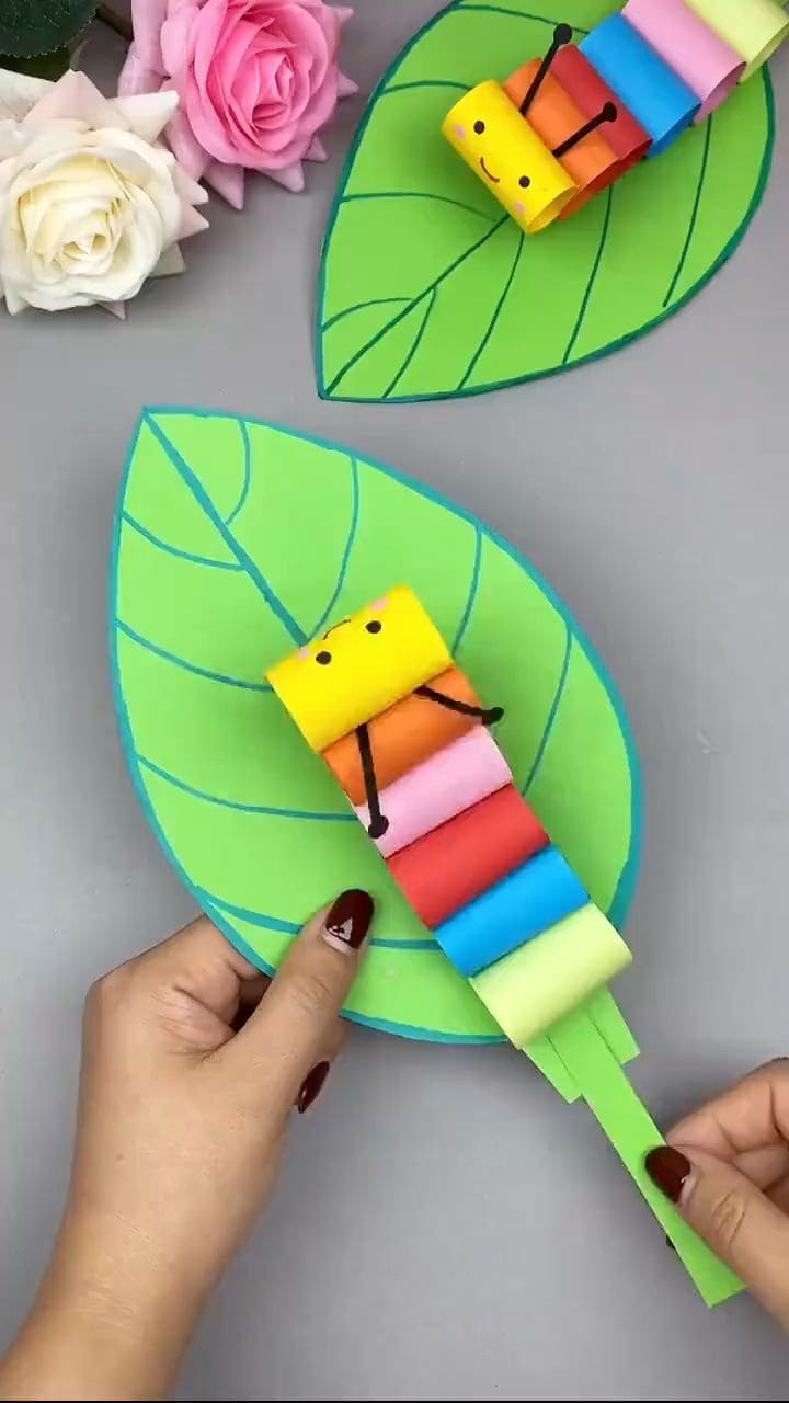 Wiggle the Paper Caterpillar