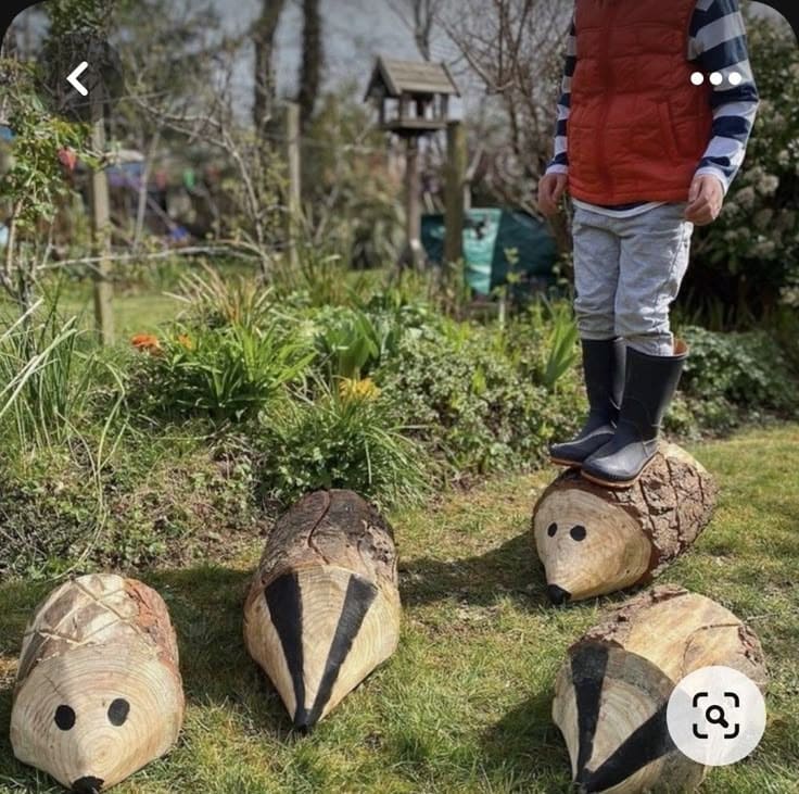 Woodland Critter Log Animals