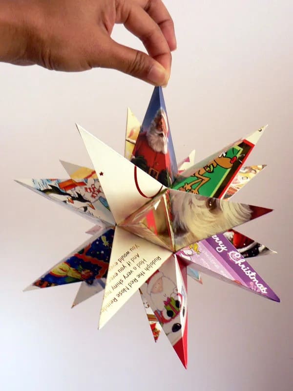 3D Christmas Card Starburst