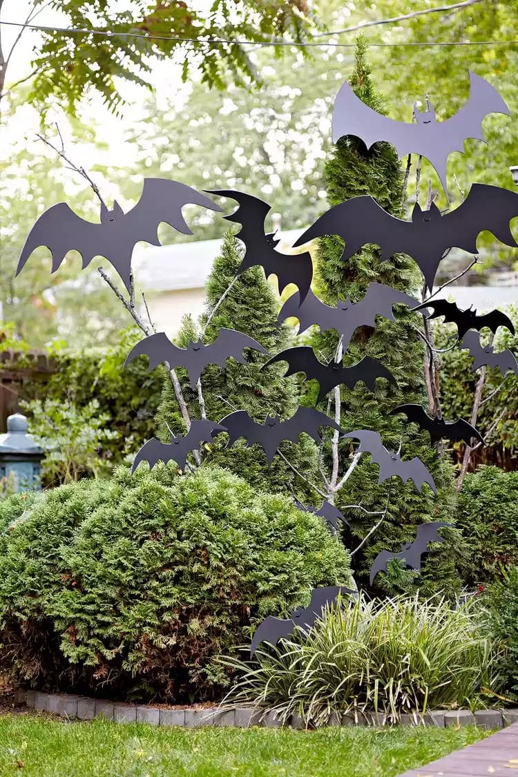 A Bat Swarm Takeover in the Garden